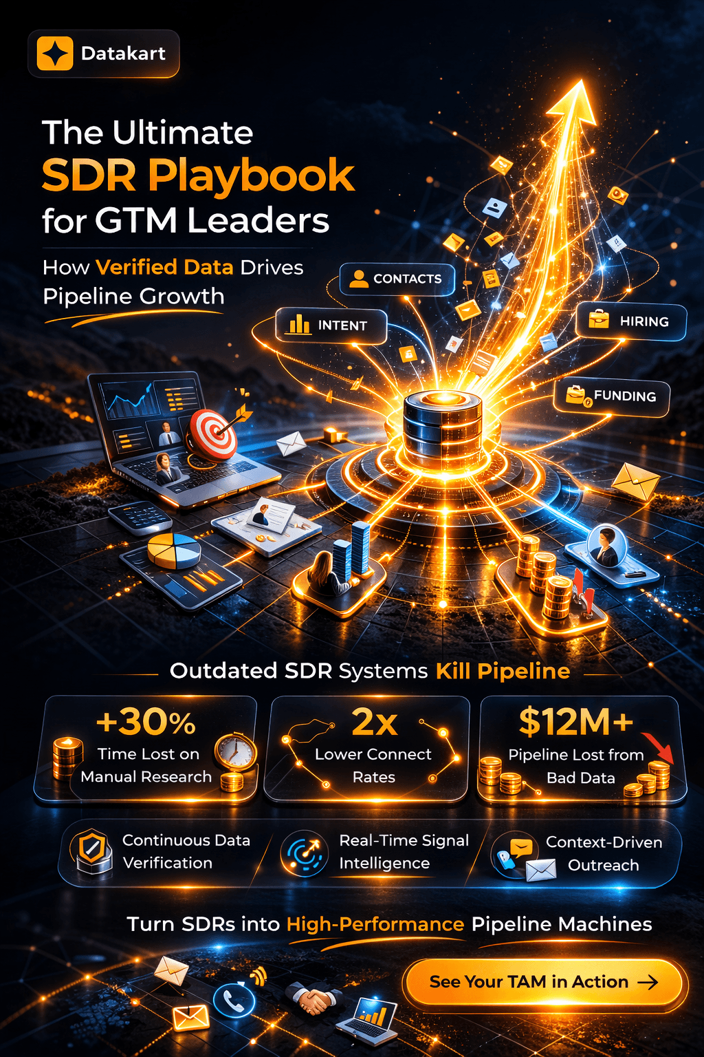 SDR playbook powered by verified data for pipeline growth